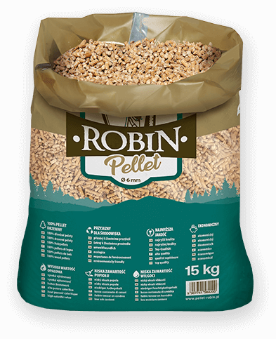 worek pelletu opałowego Robin do kupienia w Uniejowie lub sklepie internetowym